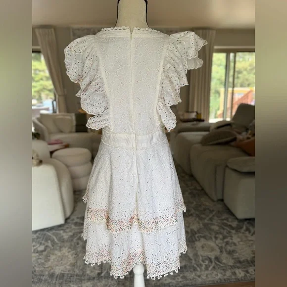 FARM RIO
Eyelet Beaded Mini Dress - Picture 4 of 4